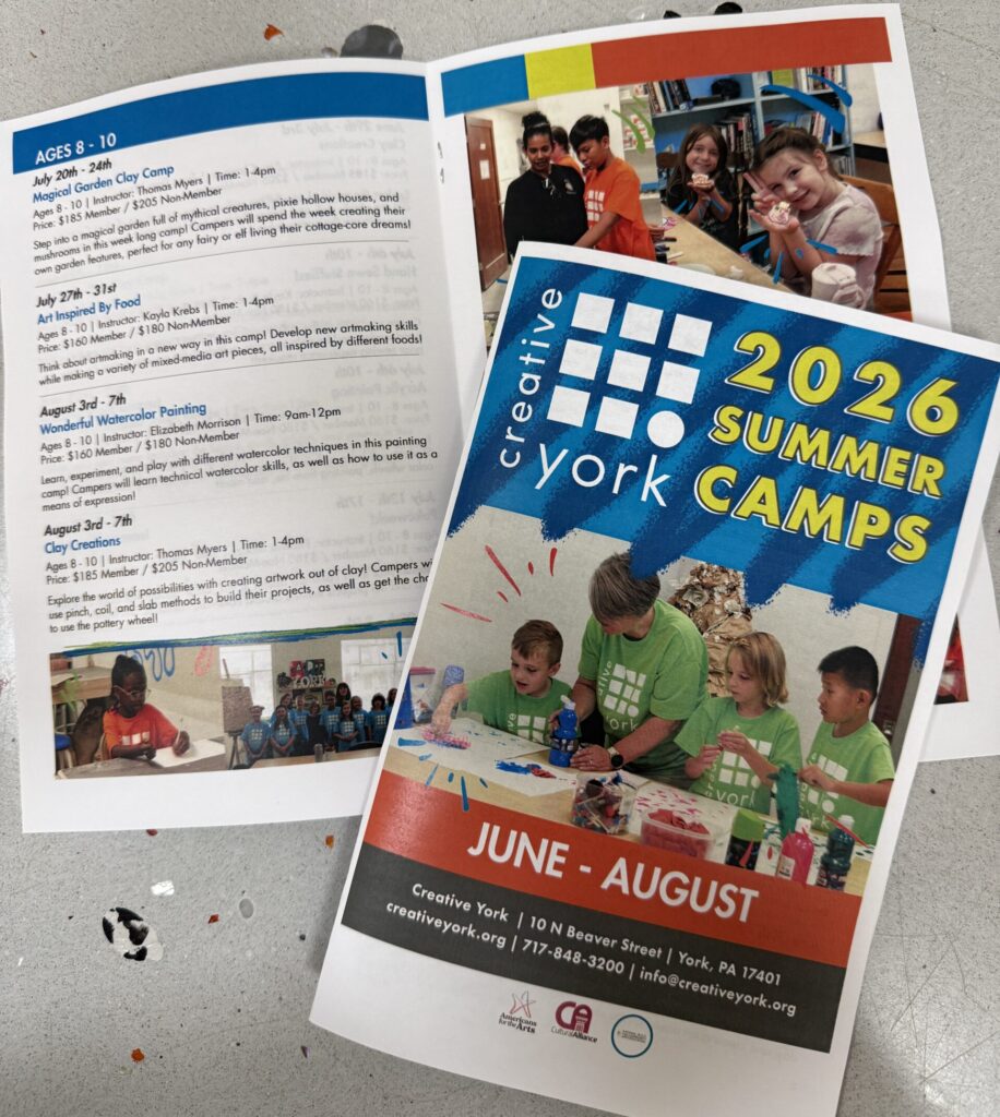 Image of Creative York Summer Camp Brochure
